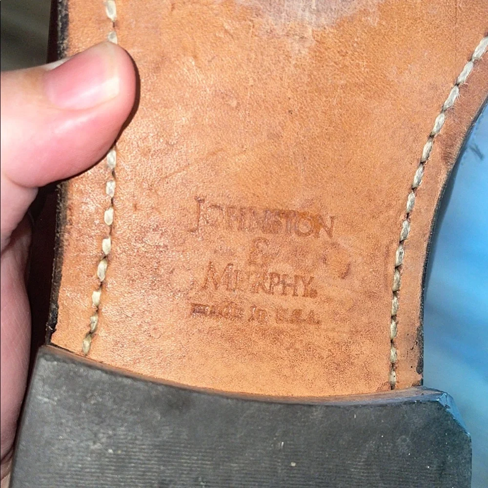 Johnston and Murphys Men's plum brown Loafers size 10